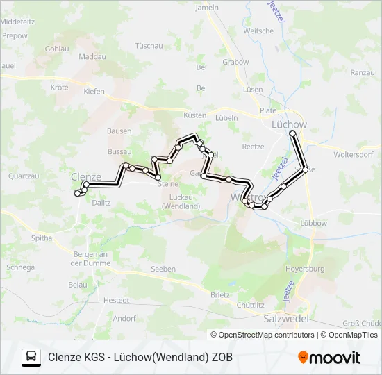 8308 Bus Line Map