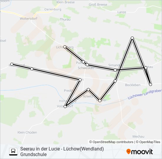 8501 bus Line Map