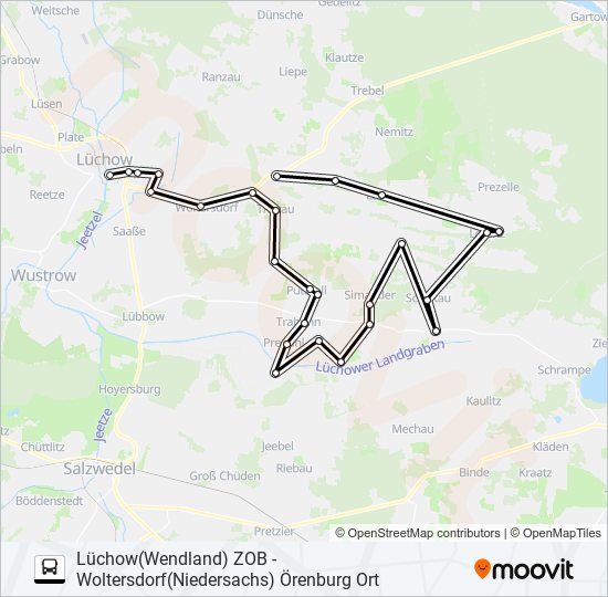 8501 bus Line Map