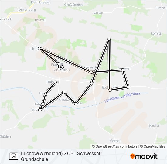 8505 bus Line Map