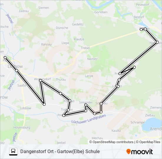 8506 bus Line Map