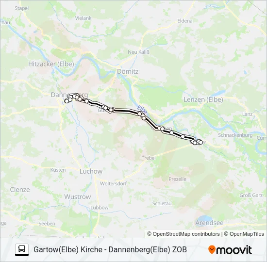 Автобус 8700: карта маршрута