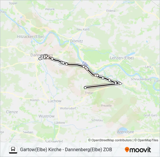Автобус 8700: карта маршрута
