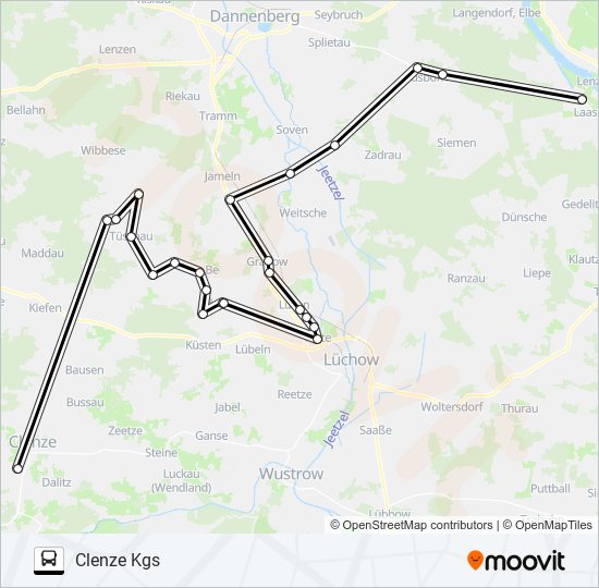 8903 bus Line Map