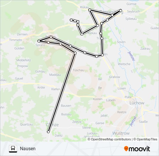 8905 bus Line Map