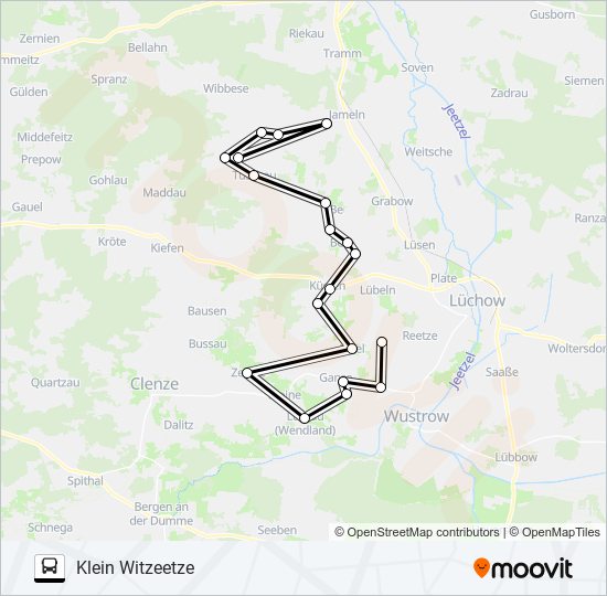 8907 bus Line Map