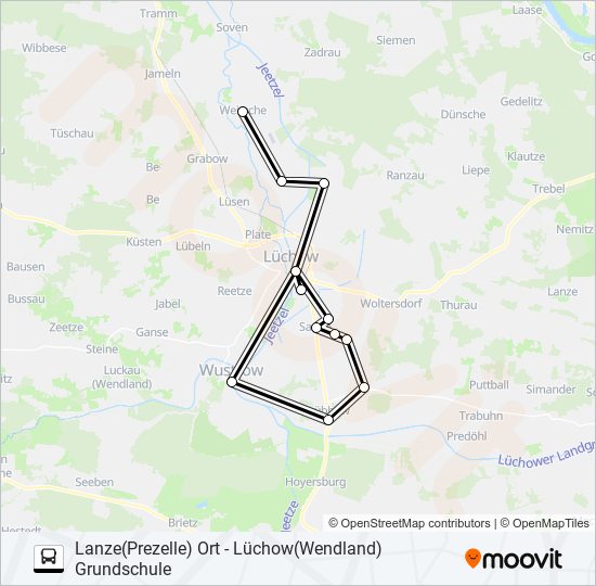 8917 bus Line Map