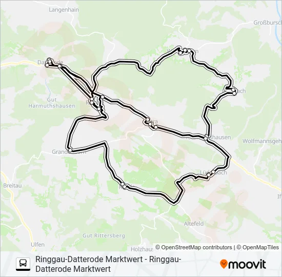 246 Bus Line Map