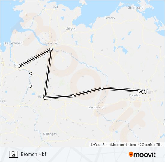Поезд 10: карта маршрута