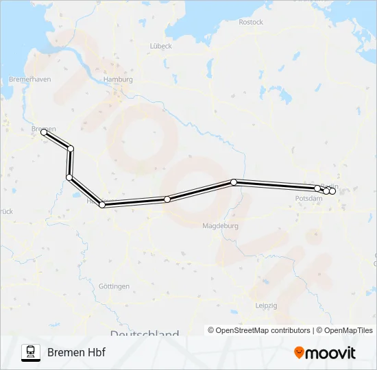 10 Train Line Map
