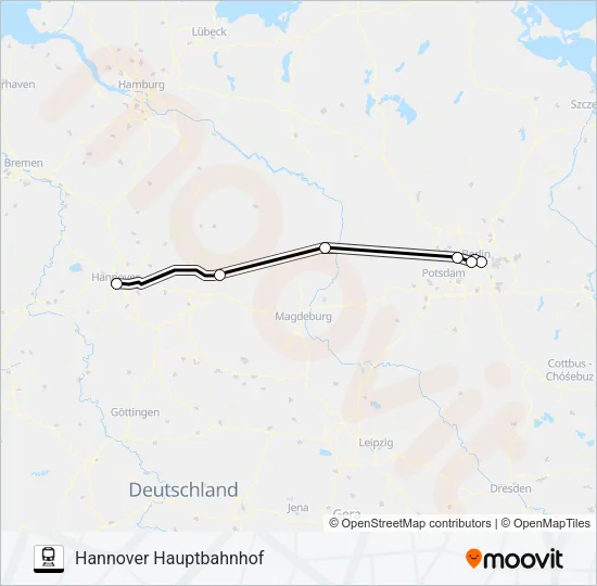 10 Train Line Map