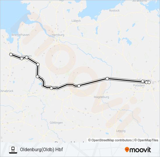 Поезд 10: карта маршрута