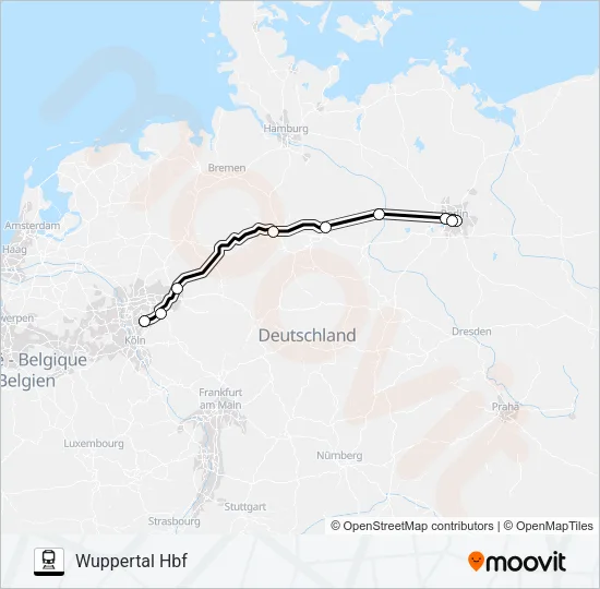 10 Train Line Map