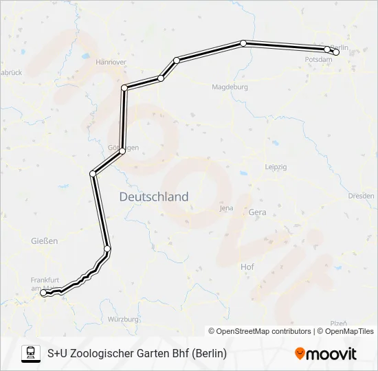 Поезд 11: карта маршрута