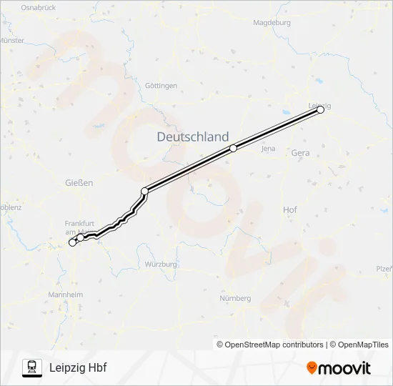 Поезд 13: карта маршрута