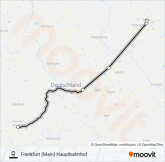15 Train Line Map