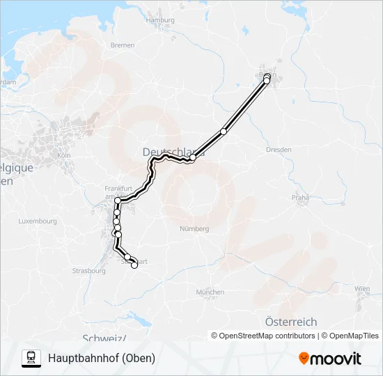 15 Train Line Map