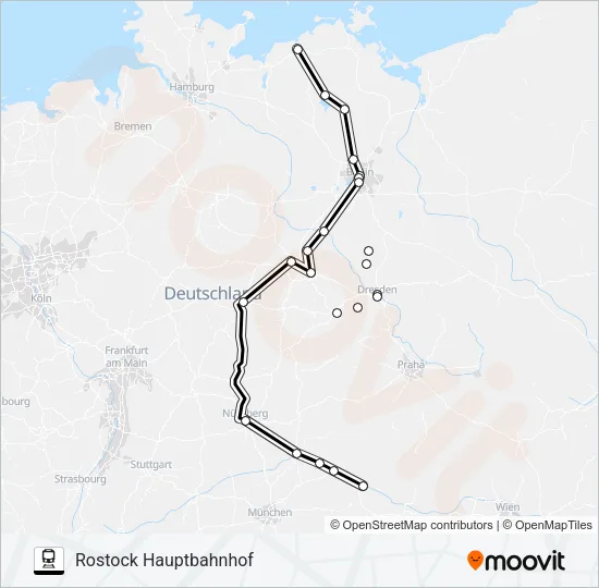 17 Train Line Map
