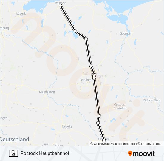 Поезд 17: карта маршрута