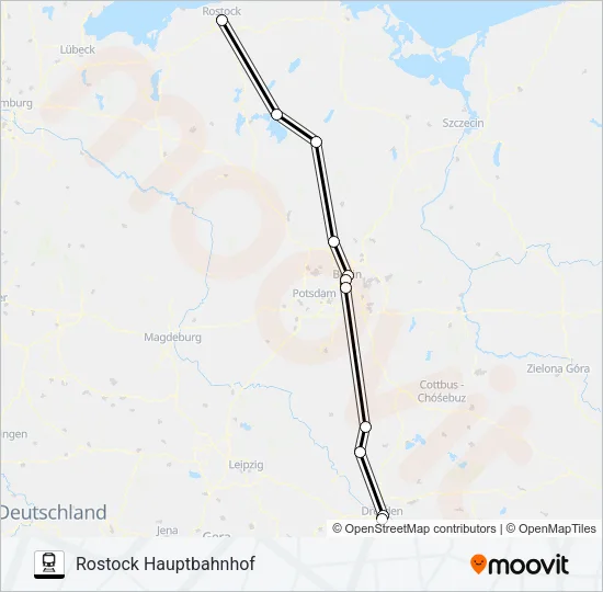 17 Train Line Map