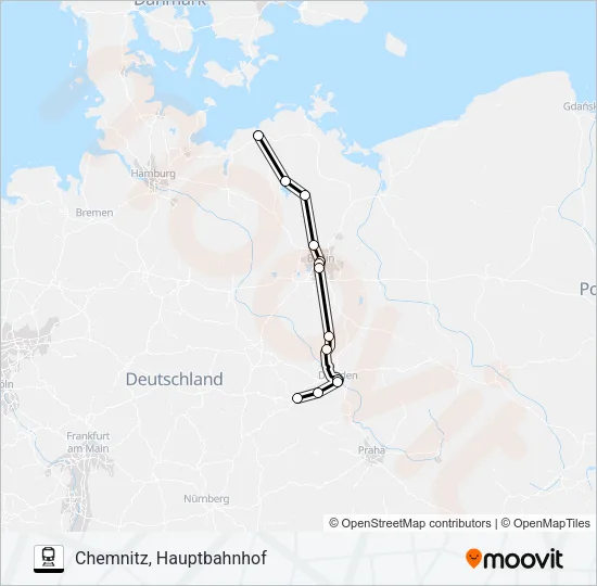 17 Train Line Map