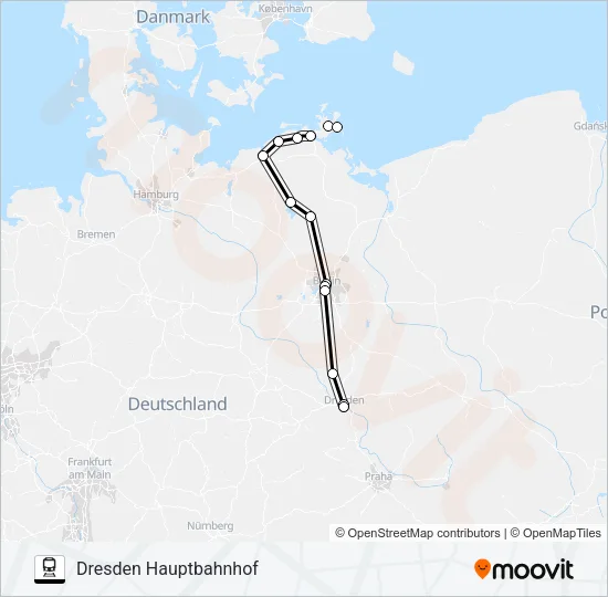 17 Train Line Map