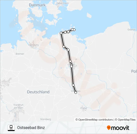 17 Train Line Map