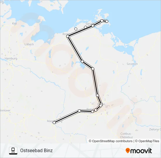 17 Train Line Map