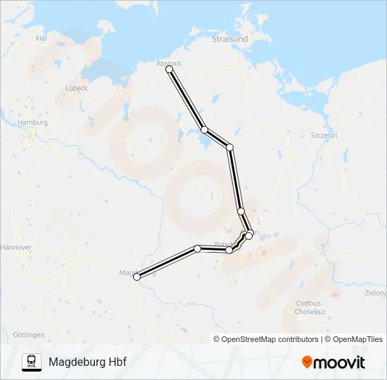 17 Train Line Map