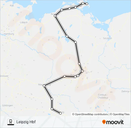 17 Train Line Map