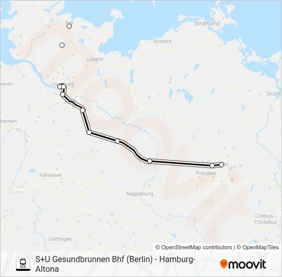 Поезд 18: карта маршрута