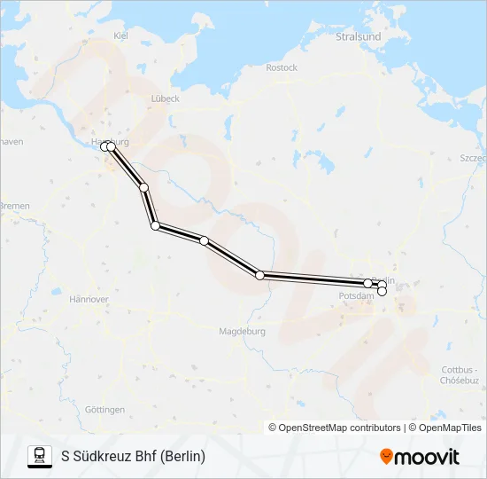 Поезд 18: карта маршрута