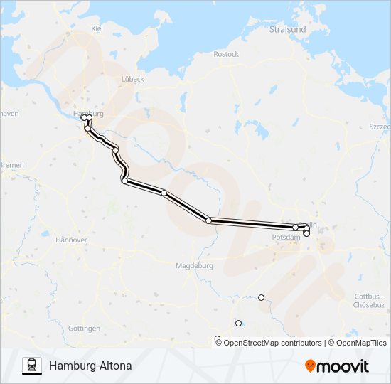 Поезд 18: карта маршрута
