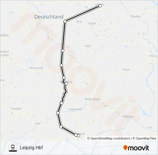 18 Train Line Map