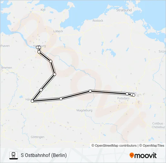 24 Train Line Map