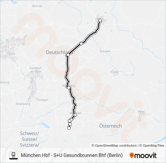 Поезд 29: карта маршрута