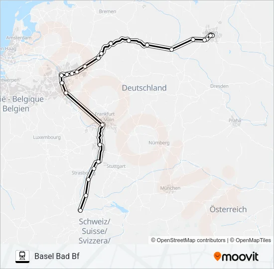 43 Train Line Map
