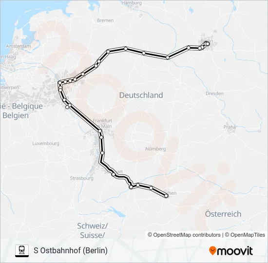 48 Train Line Map