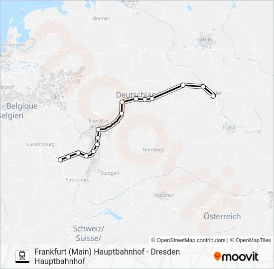 Поезд 50: карта маршрута
