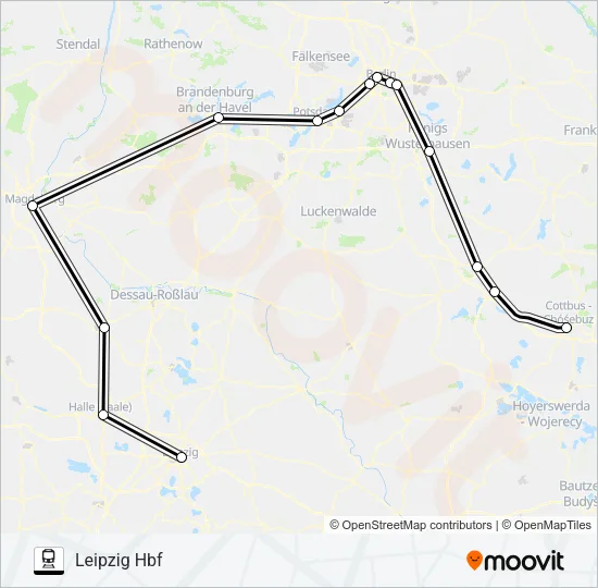Поезд 56: карта маршрута