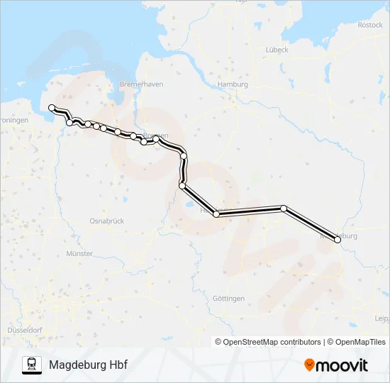 Поезд 56: карта маршрута