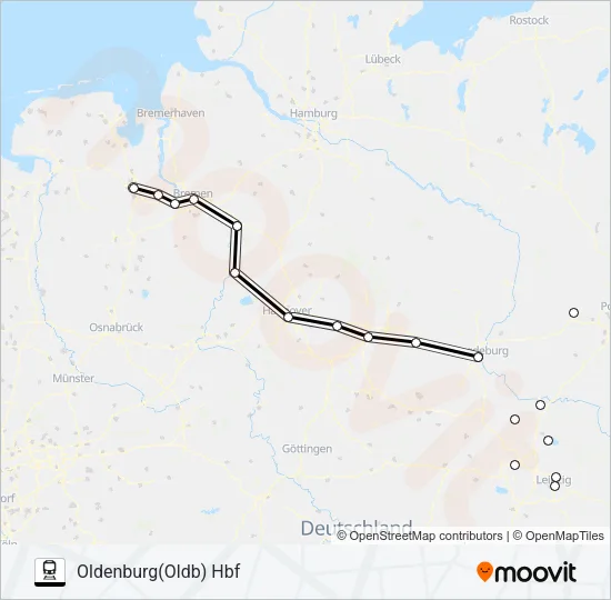 Поезд 56: карта маршрута