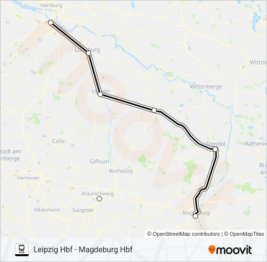 57 Train Line Map