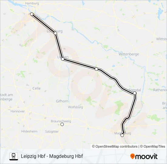 57 Train Line Map