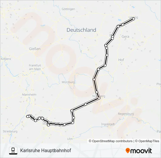 61 Train Line Map