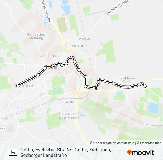 A Bus Line Map