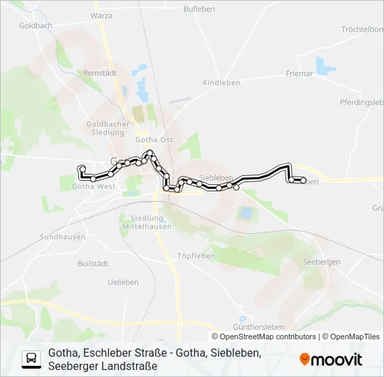 A Bus Line Map