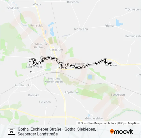 A Bus Line Map