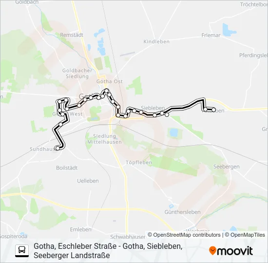 A Bus Line Map