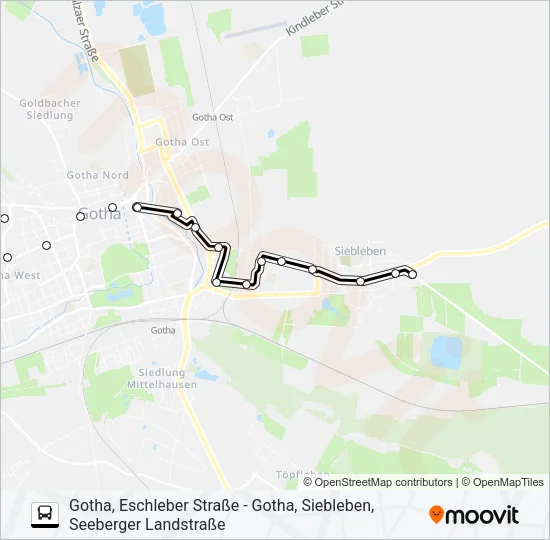 A Bus Line Map
